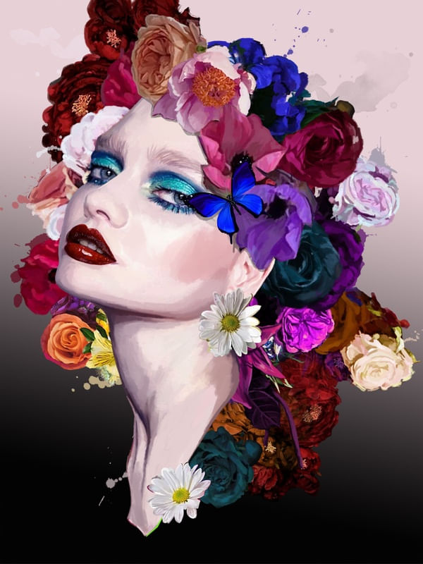 CLARA COM FLORES