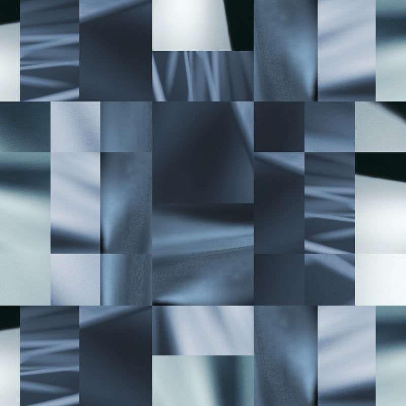 TONS DE AZUL QUADRADO - FOTOGRAFIA GEOMÉTRICA