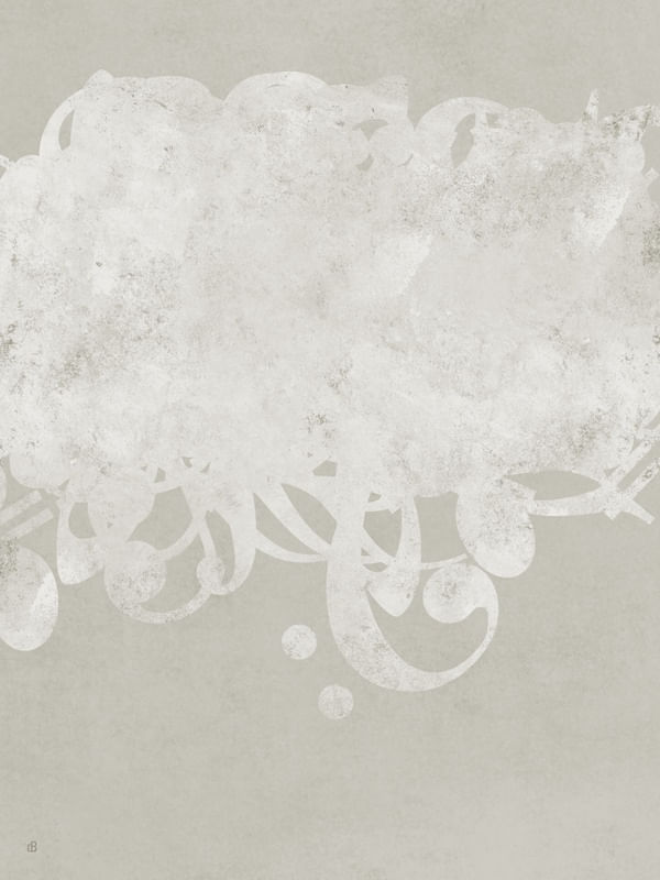 MONOCROMATIC TANGLED NOTES W-8