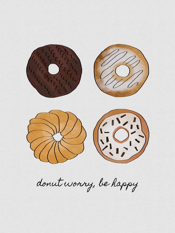 DONUT WORRY BE HAPPY