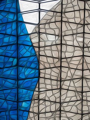 VITRAL ABSTRATO DA CATEDRAL DE BRASÍLIA 01