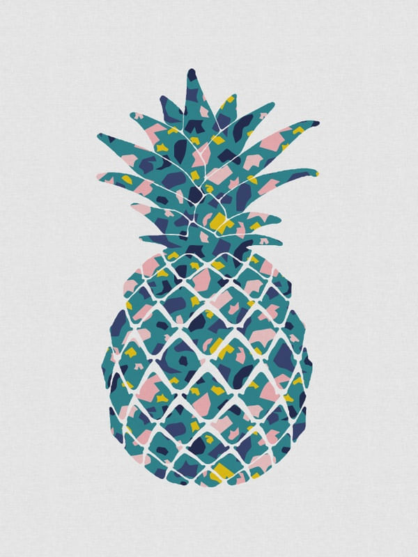 TEAL PINEAPPLE