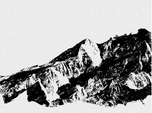 BLACK & WHITE MOUNTAINS I