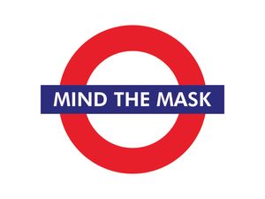 METRO LONDRES MIND THE MASK PAISAGEM
