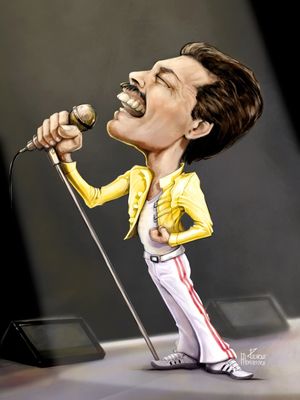 FREDDIE MERCURY POR RICARDO ALENCASTRO
