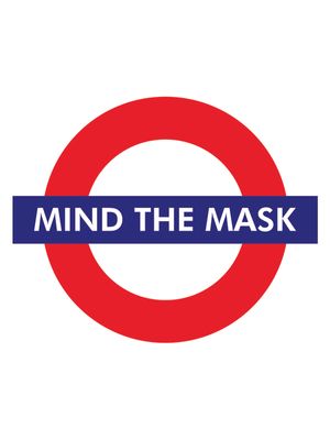 METRO LONDRES MIND THE MASK RETRATO