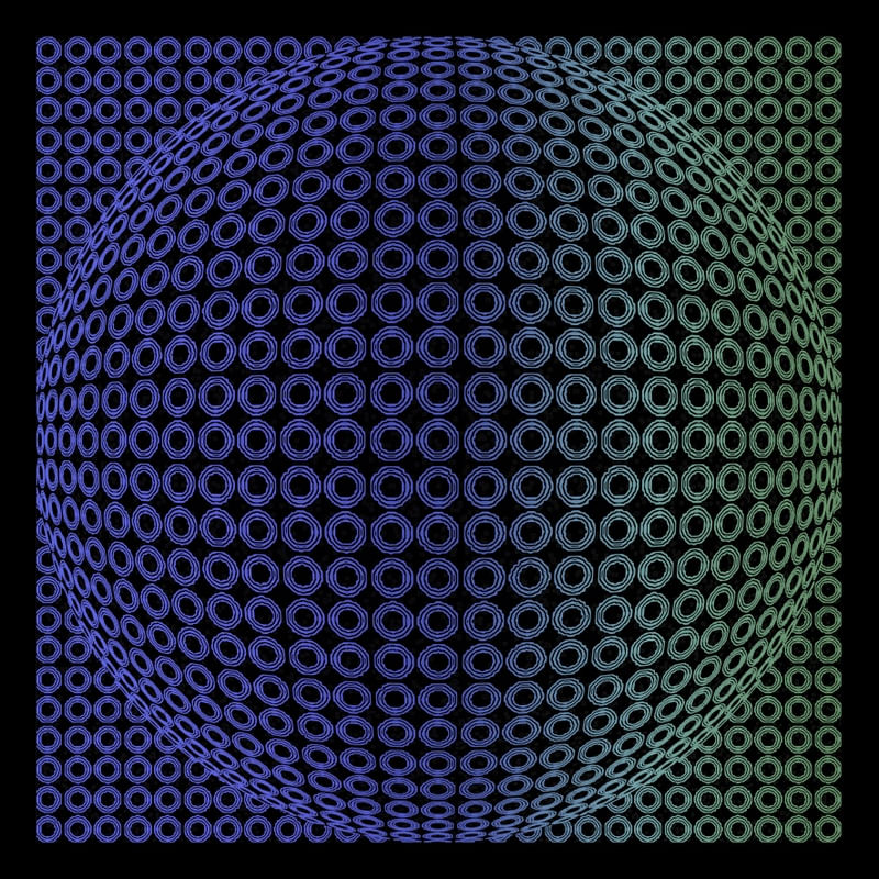 BUBBLE BLUE DEGRADÊ