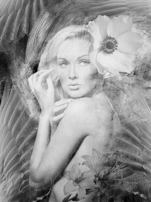 COLLAGE PORTARIT BW 2