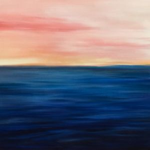 PAISAGEM MAR, POR DO SOL, ROSA 01