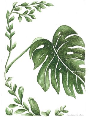 FOLHAS EM AQUARELA 2
