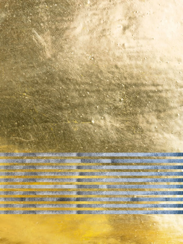GEOMETRIC GOLD&GREY