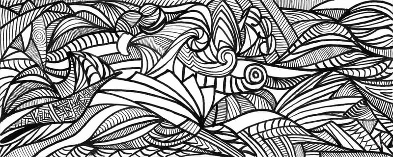 DOODLE GEOMÉTRICO E ABSTRATO PB 01