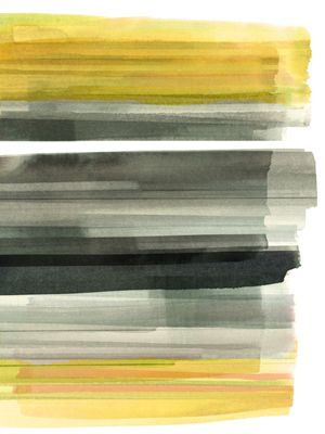 HARMONIC RESONANCE 2, COLORIDO LINHAS LISTRAS MODERNO AGUARELA PINTURA