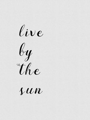 LIVE BY THE SUN QUOTE