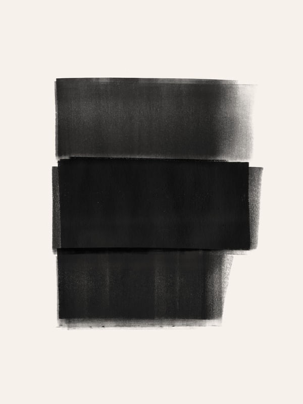 PINCELADAS, PRETO E BRANCO, MINIMALISTA 04