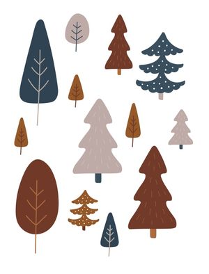 ÁRVORES MINIMALISTAS