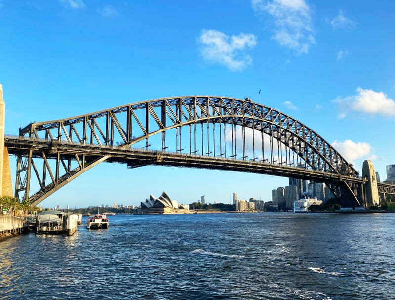 HARBOUR BRIDGE AND SYDNEY OPERA HOUSE VIEW