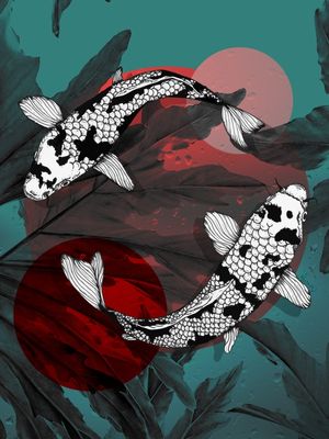 RED AND KOI