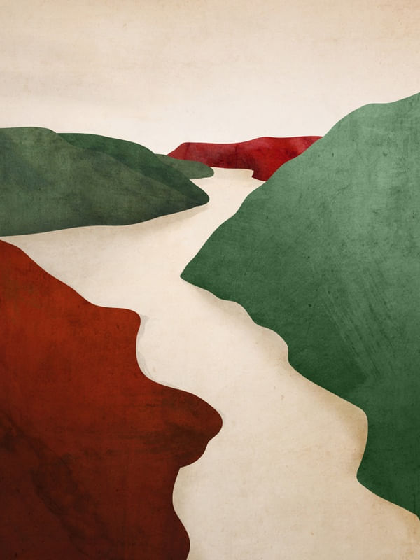 MINIMAL ABSTRACT ART LANDSCAPE 21
