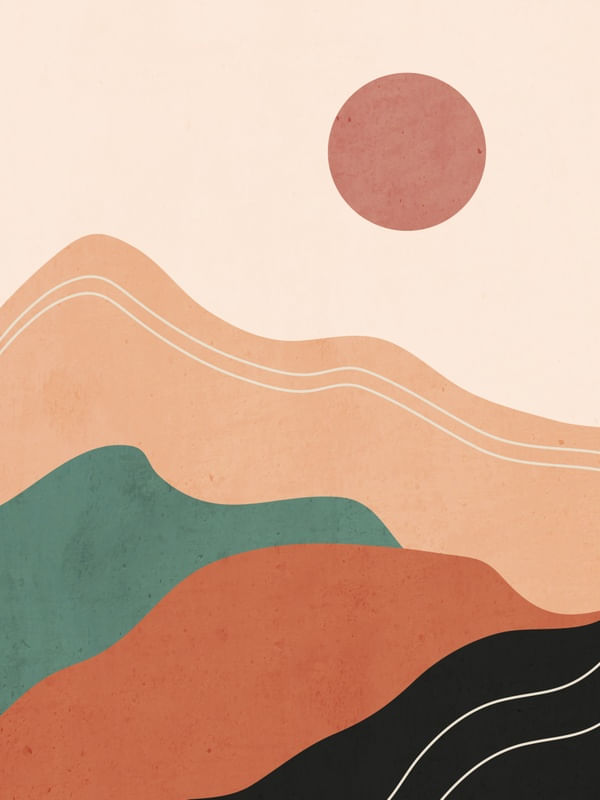 MINIMAL ABSTRACT ART LANDSCAPE 25