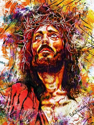 JESUS CRISTO - ARTE ABSTRATATA