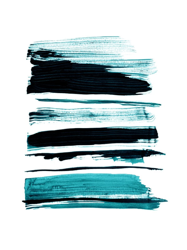 MONOCHROME BRUSHSTROKES, CERCETA E BRANCO MODERNO ABSTRATO LINHAS MINIMALISTA PINTURA