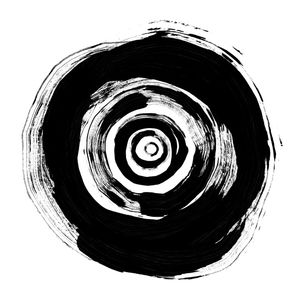 AURYN 2, PRETO E BRANCO MODERNO CIRCULOS MINIMALISTA PINTURA