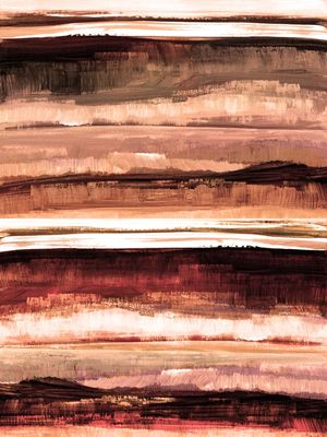 TOUCH AND GO 4, BEJE ROSA MARROM MODERNO PINTURA PINCELADAS LINHAS