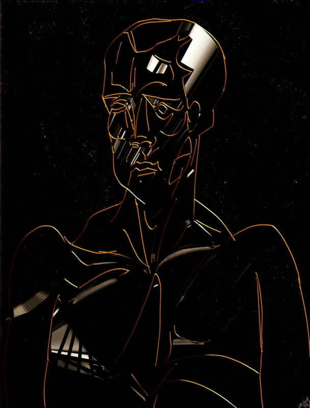 O BUSTO DE HOMEM (O ATLETA) RELEITURA DE PABLO PICASSO