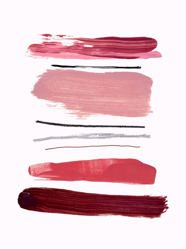STRIPES AND STROKES 4, ABSTRATO MINIMALISTA COLORIDO LINHAS PINTURA