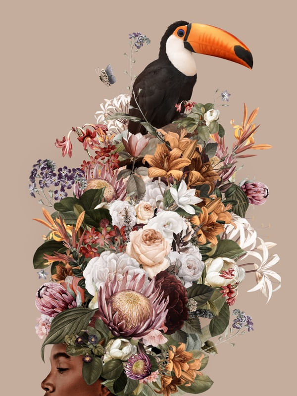 MULHER EM FLORES XVI