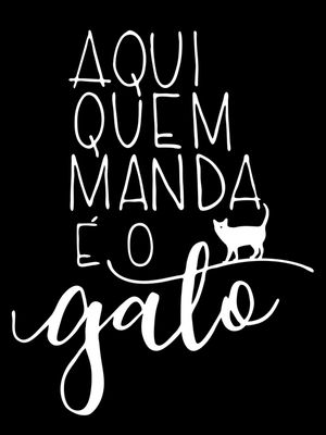 AQUI QUEM MANDA É O GATO