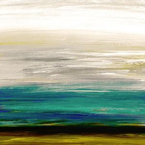 SOMEWHERE OUT THERE 4, ARCO IRIS COLORIDO OMBRE ABSTRATO POR DO SOL MODERNO PINTURA