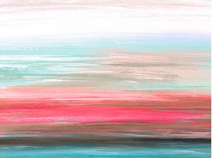 ADRIFT 2, ABSTRATO MINIMALISTA COLORIDO ELEGANTE PAISAGEM PANORAMA OMBRE PINTURA