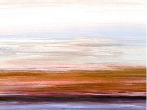 ADRIFT 4, ABSTRATO MINIMALISTA COLORIDO ELEGANTE PAISAGEM PANORAMA OMBRE PINTURA