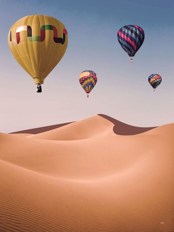 VIAGEM EM BALÃO PELAS DUNAS