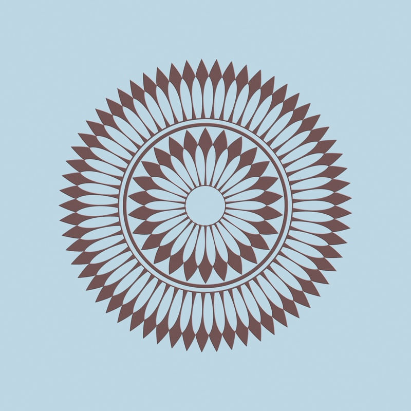 MANDALA MARRON