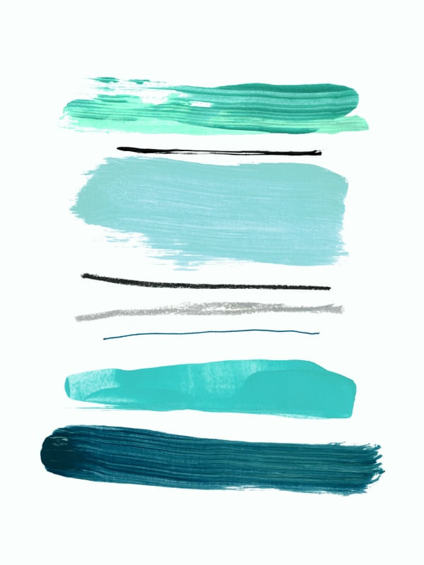 STRIPES AND STROKES 2, ABSTRATO MINIMALISTA COLORIDO LINHAS PINTURA