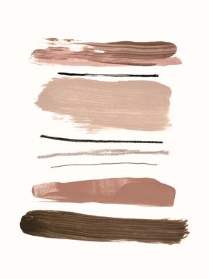 STRIPES AND STROKES 6, ABSTRATO MINIMALISTA COLORIDO LINHAS PINTURA