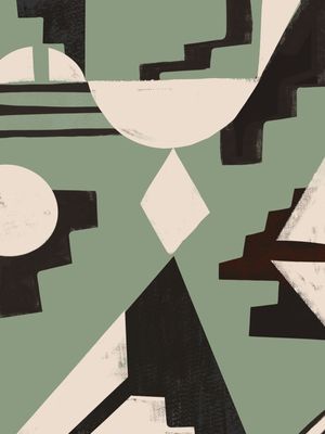 ABSTRACT GEOMETRIC SHAPES 3/TH