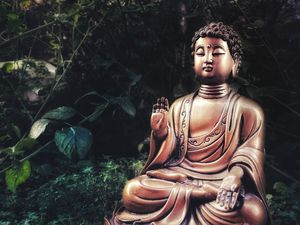 ESTATUA DE BUDA NA FLORESTA 4