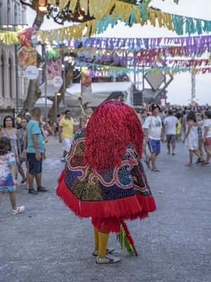 CABOCLO DE LANÇA COLORIDO NO CARNAVAL DE RECIFE