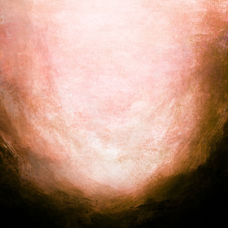 IMMERSED 7 ROSA MARROM, DESERTO MINIMALISTA COLORIDO ABSTRATO PINTURA