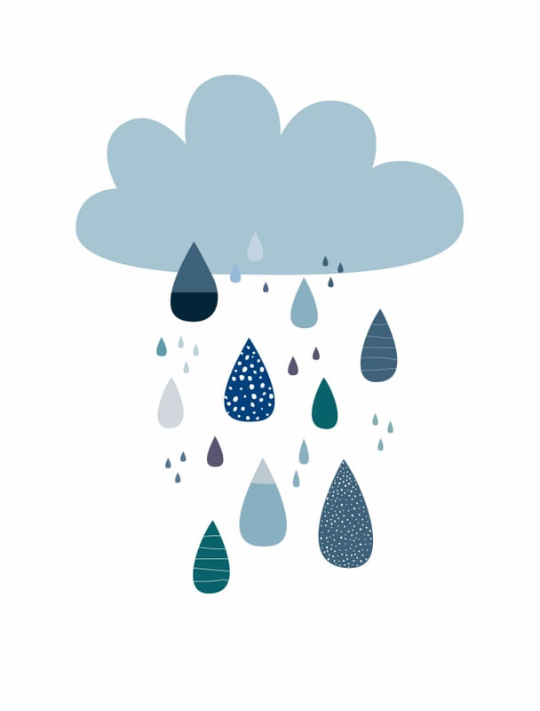 CHUVA AZULADA