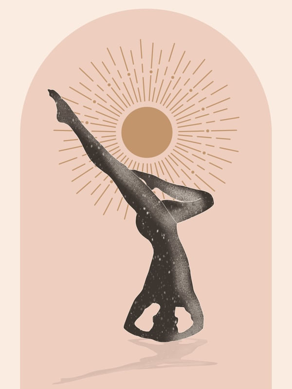 MINIMAL ABSTRACT ART-YOGA 14