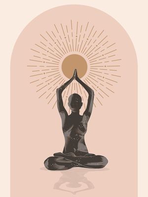 MINIMAL ABSTRACT ART-YOGA 16