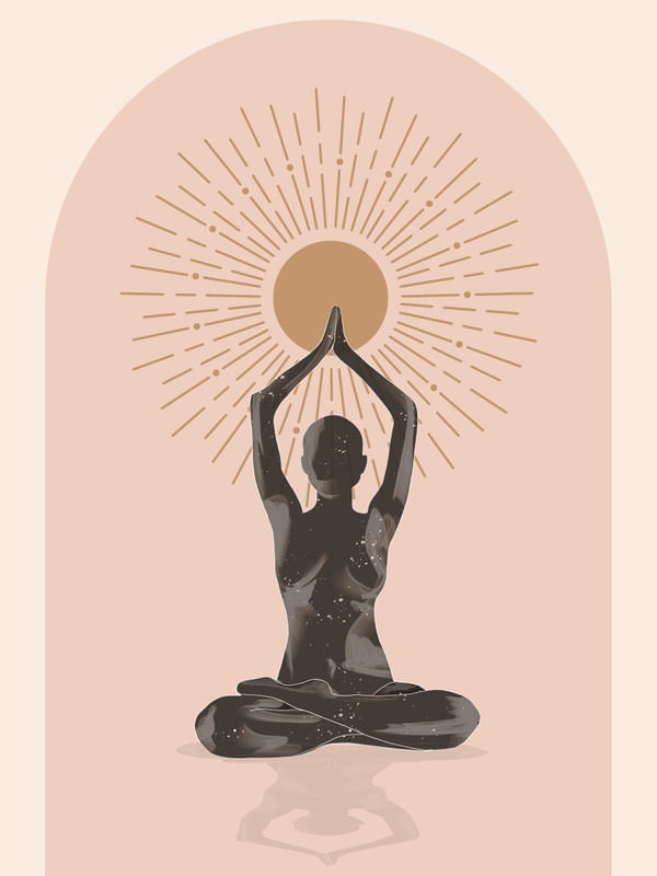 MINIMAL ABSTRACT ART-YOGA 16
