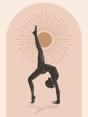 MINIMAL ABSTRACT ART-YOGA 15