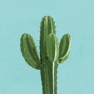 BLUE CACTUS 2
