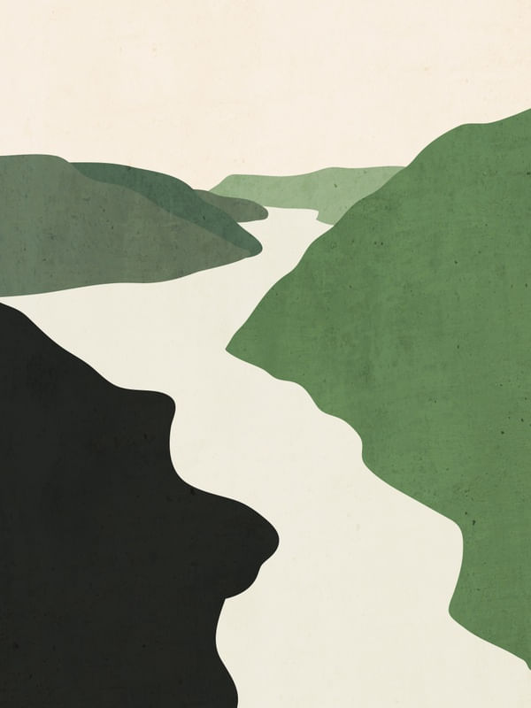 MINIMAL ABSTRACT ART LANDSCAPE 26